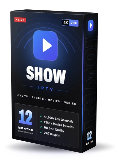Show IPTV 12 months subscription box